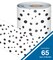 Carson Dellosa We Belong 65 Ft Straight Black and White Bulletin Board Borders, Black Dot Classroom Borders for Bulletin Board, White Board, Cork Board, and Classroom Décor, Bulletin Board Trim